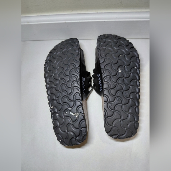 Betula By Birkenstock Women Size 38/7 Us Narrow Black Strappy Sandals - Picture 5 of 9